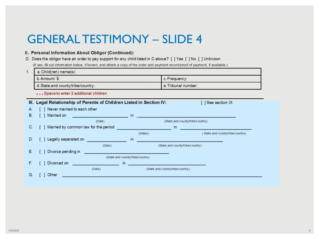 general testimony slide 4