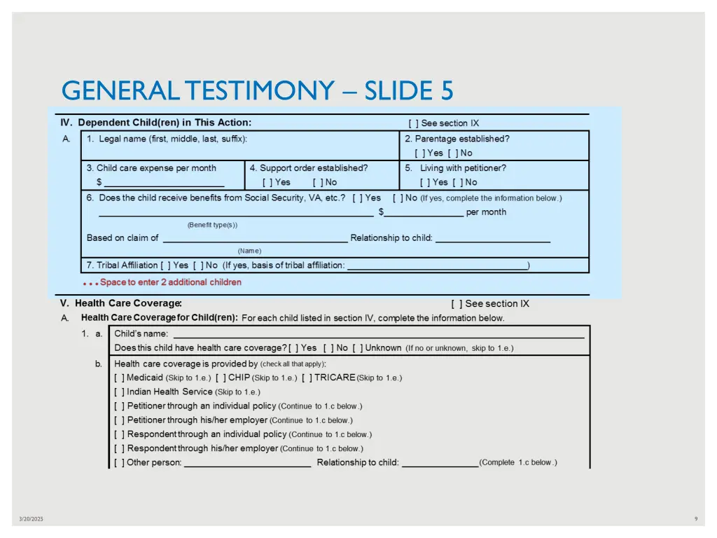 general testimony slide 5