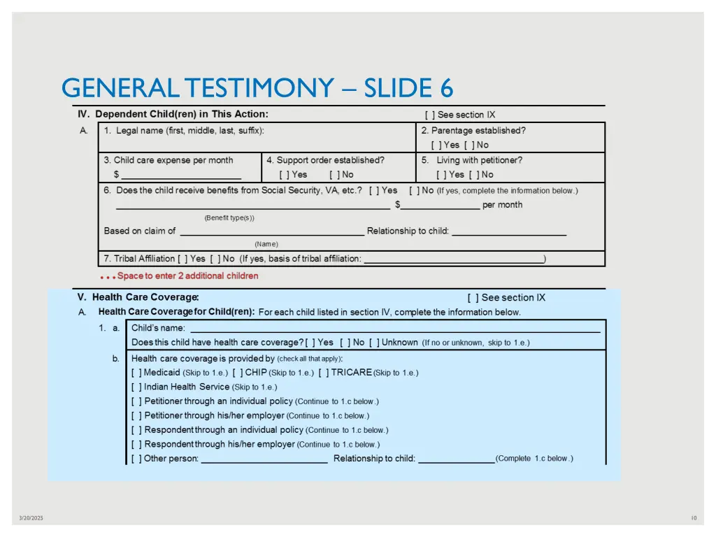 general testimony slide 6