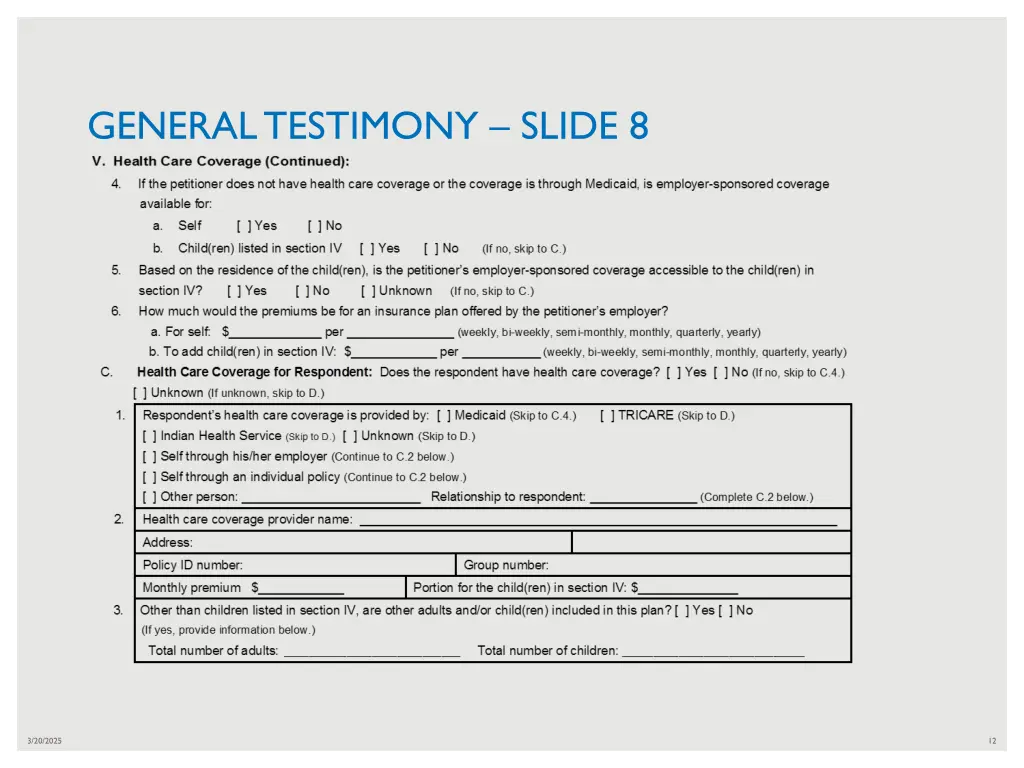 general testimony slide 8