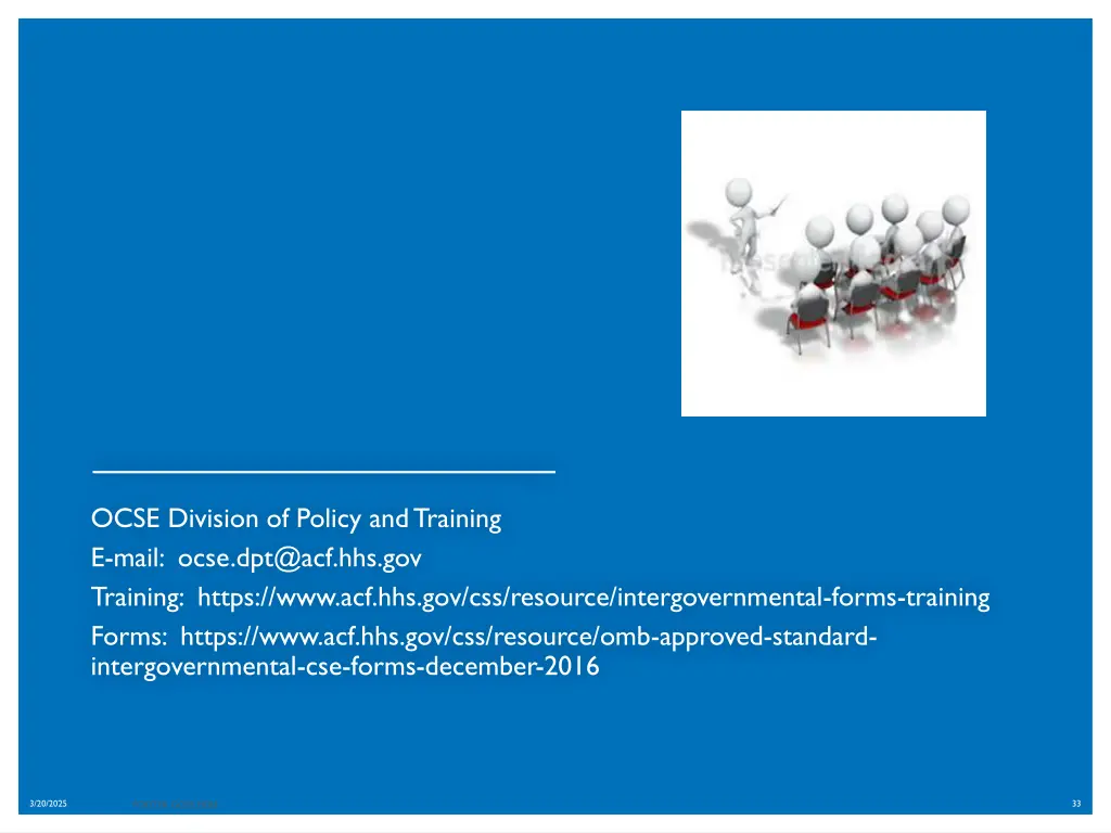 ocse division of policy and training e mail ocse
