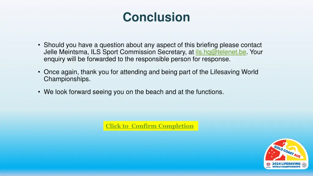 conclusion
