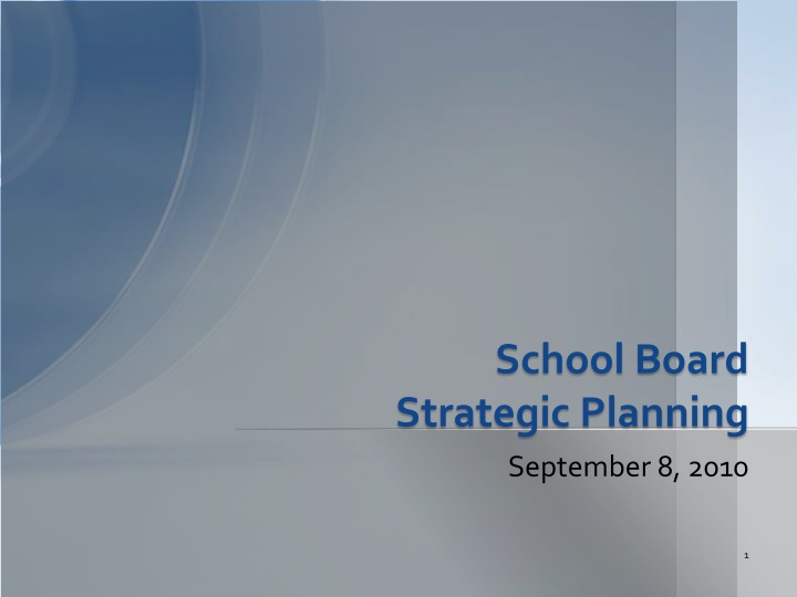 school board strategic planning