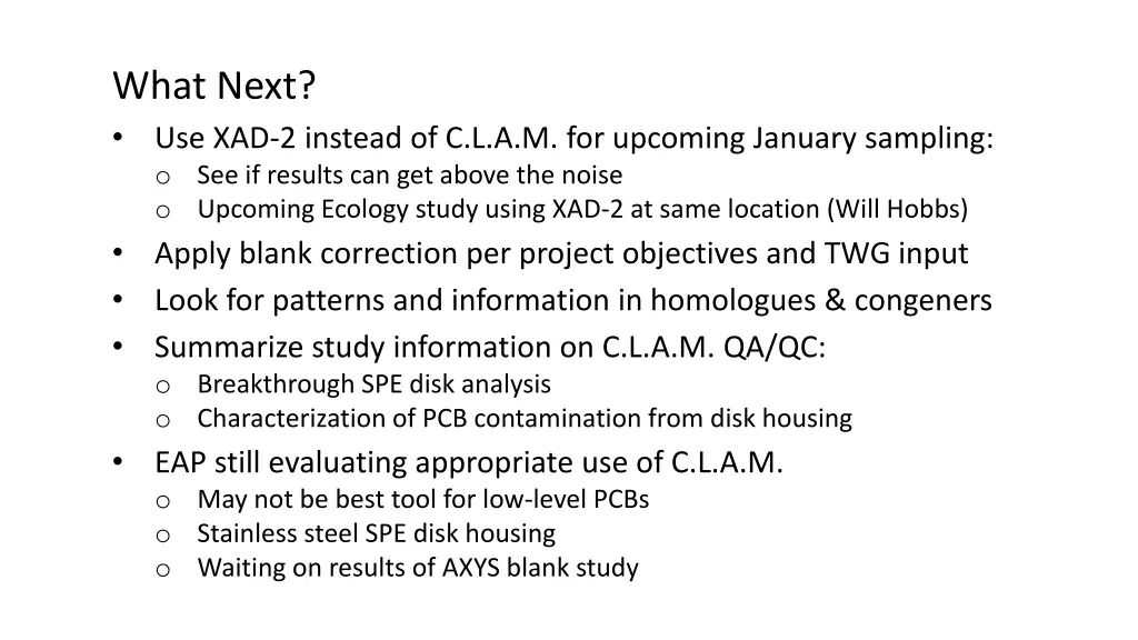 what next use xad 2 instead