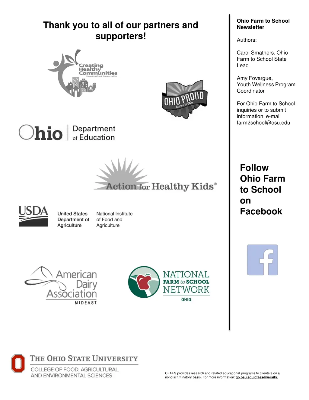 ohio farm to school newsletter