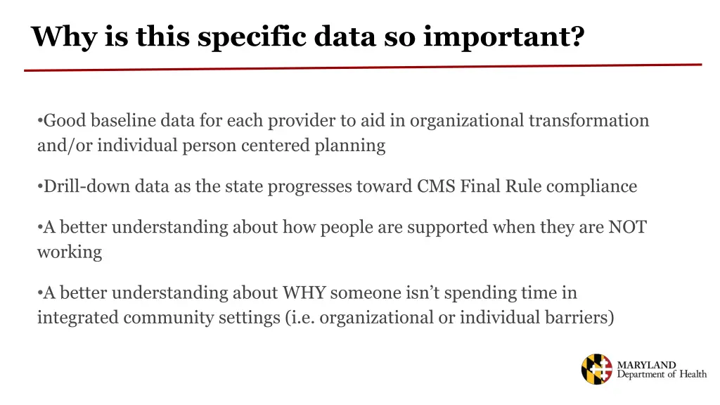 why is this specific data so important