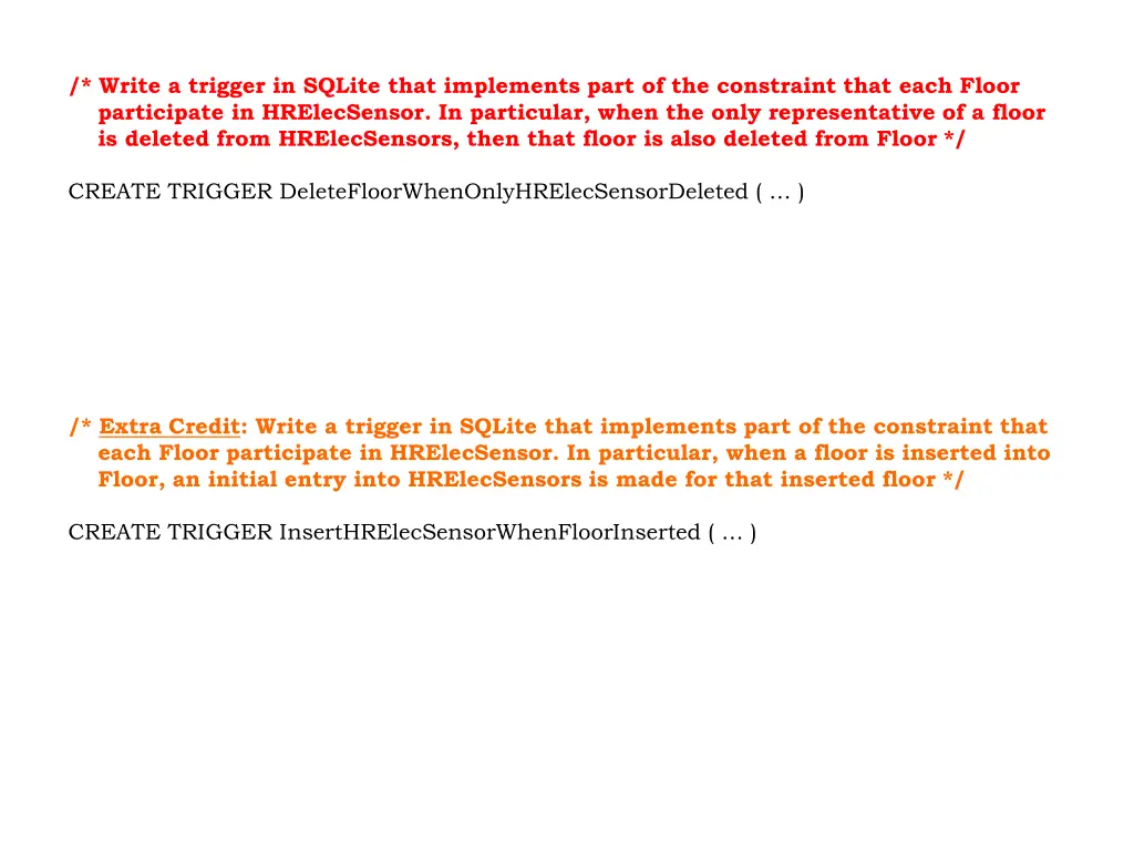 write a trigger in sqlite that implements part