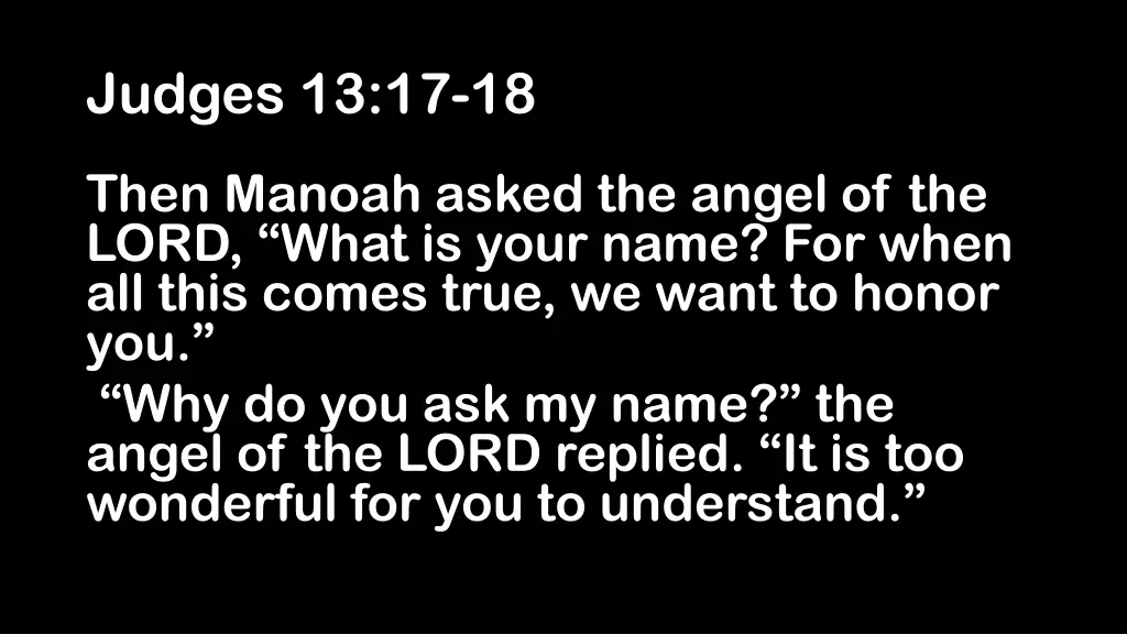 judges 13 17 18