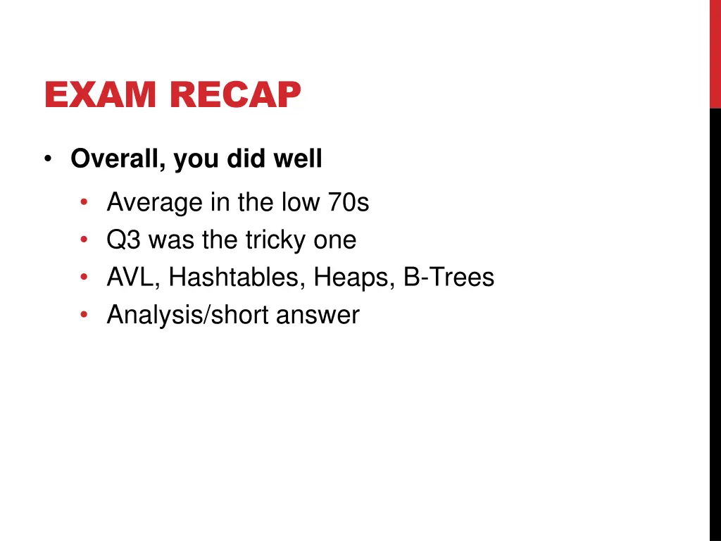 exam recap 3