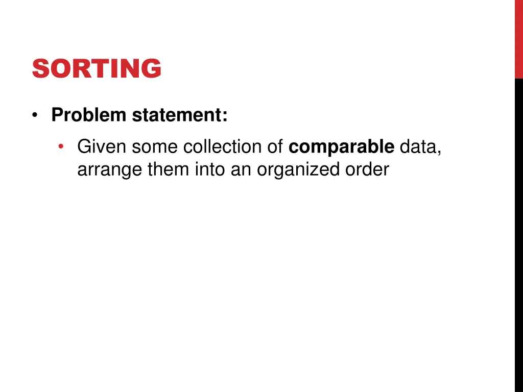 sorting 2