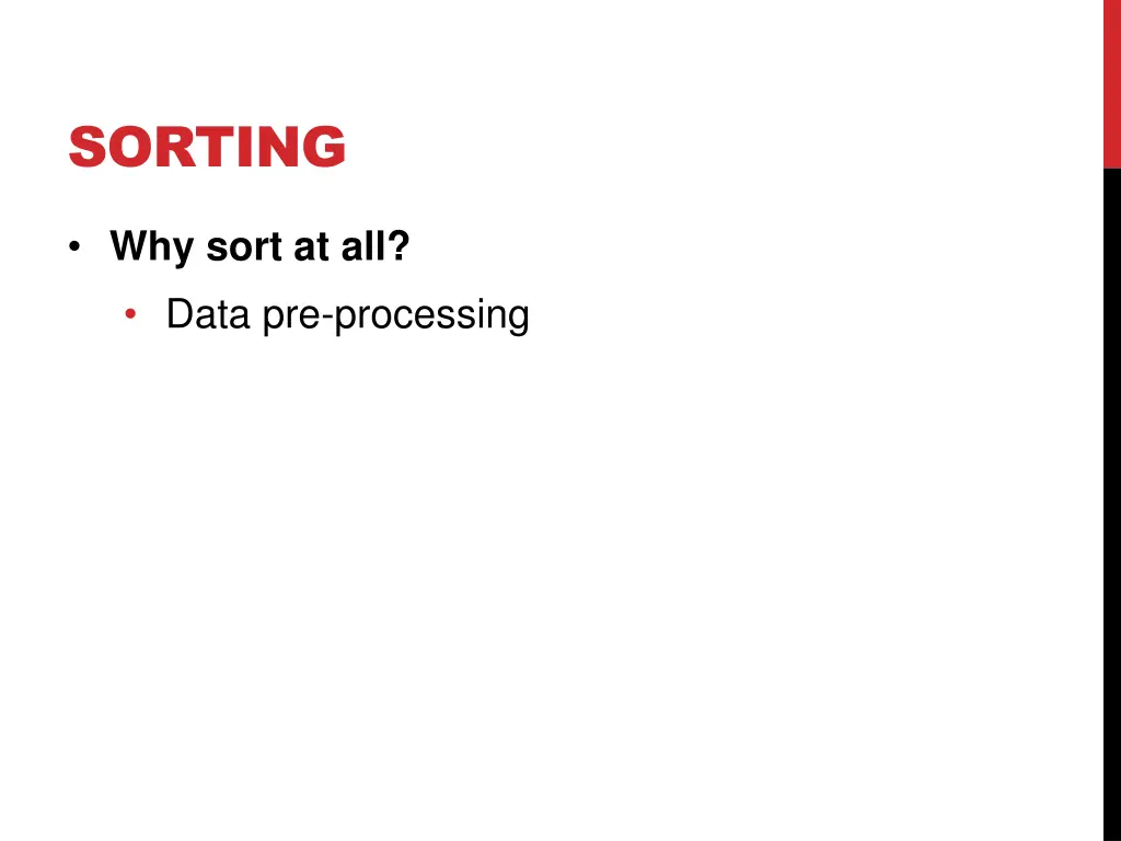 sorting 5