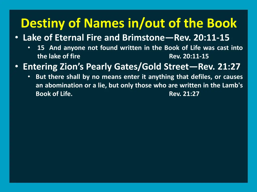 destiny of names in out of the book lake 1