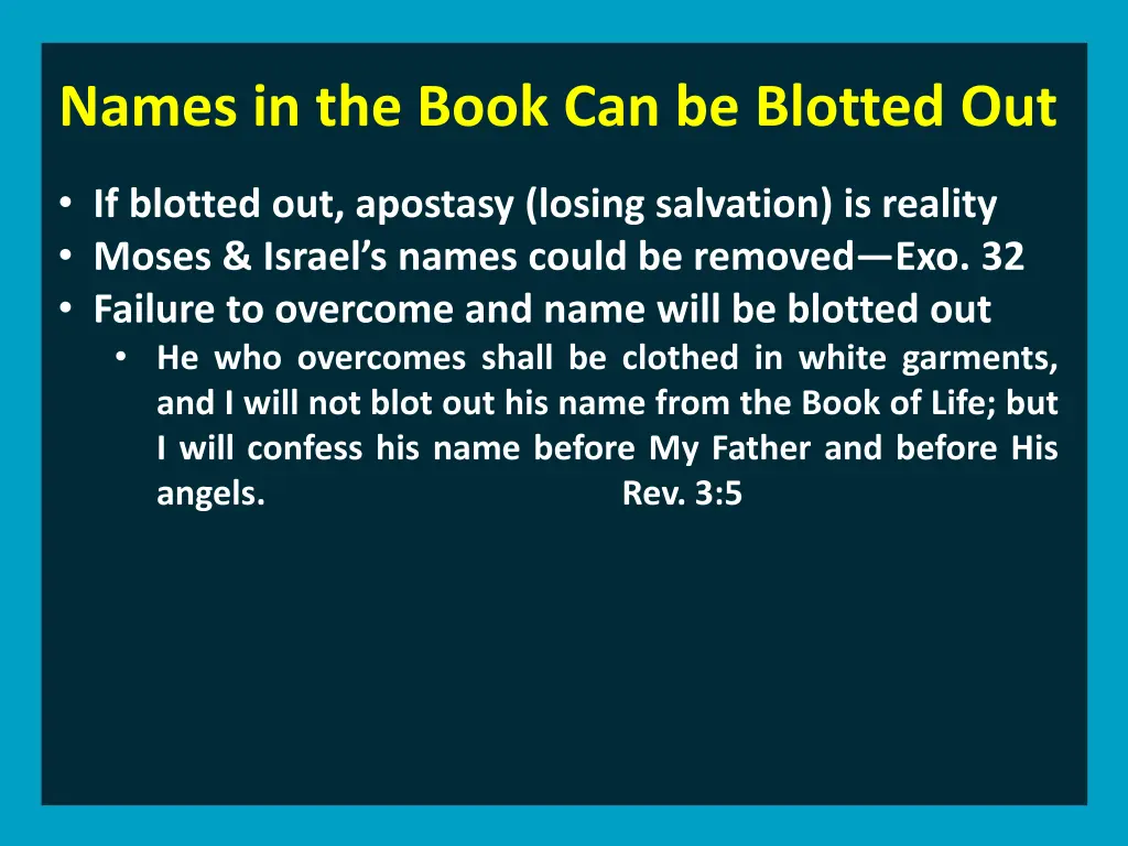 names in the book can be blotted out