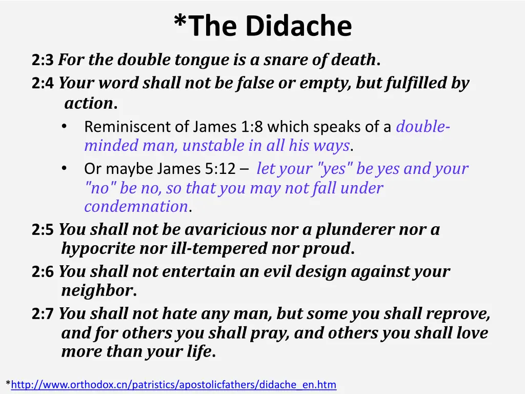 the didache 10