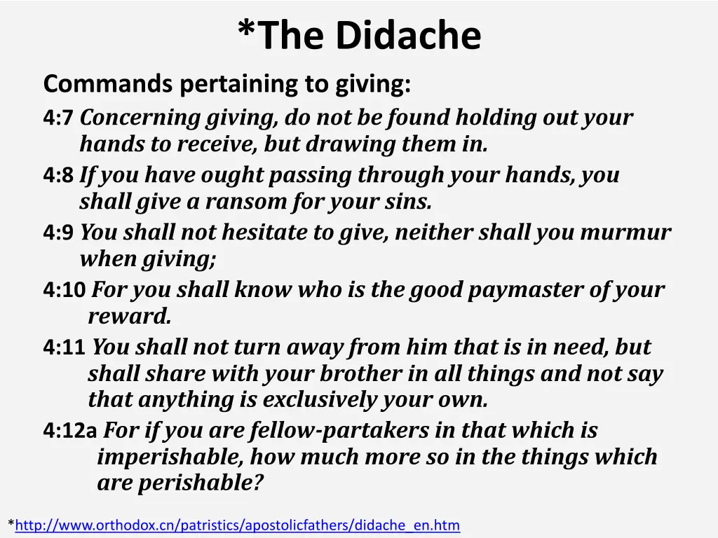 the didache 15