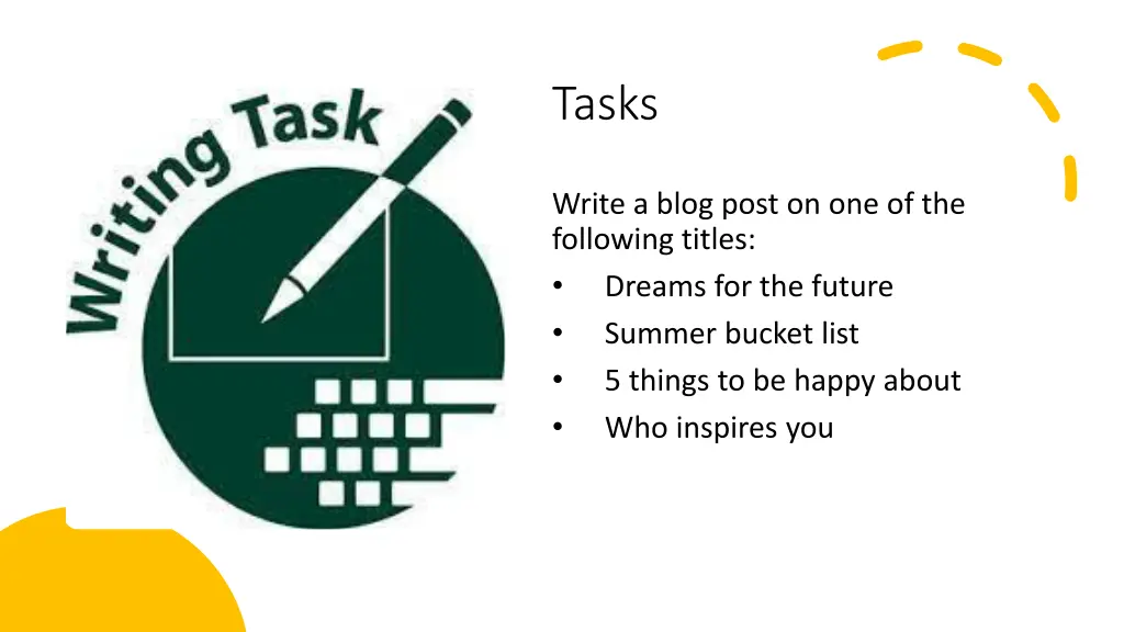 tasks