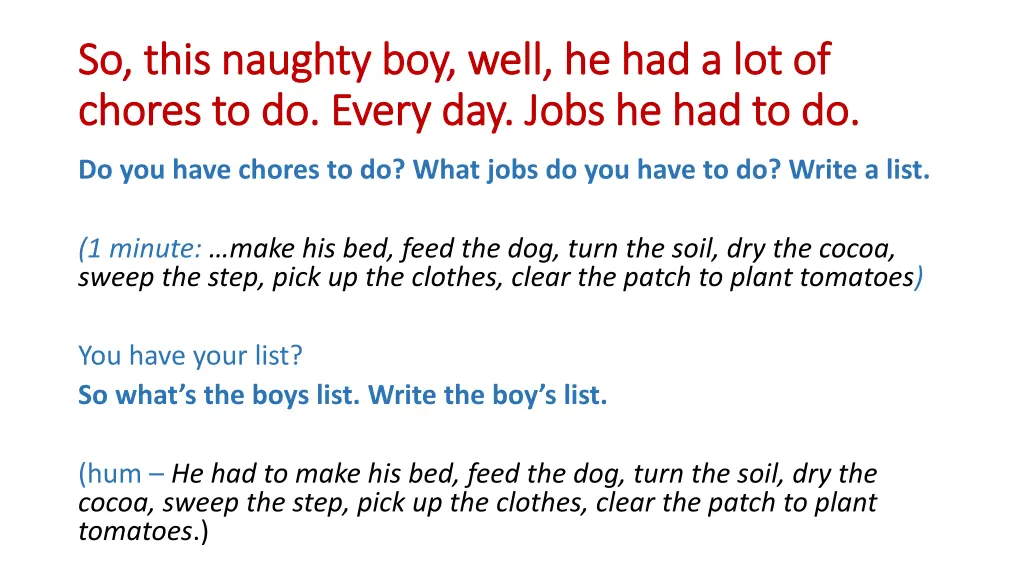 so this naughty boy well he had a lot of so this