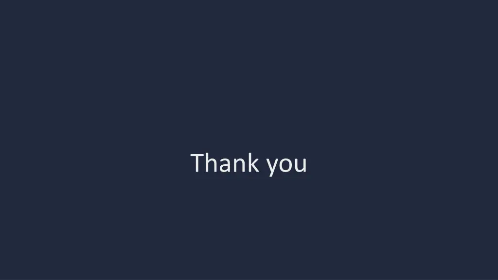 thank you