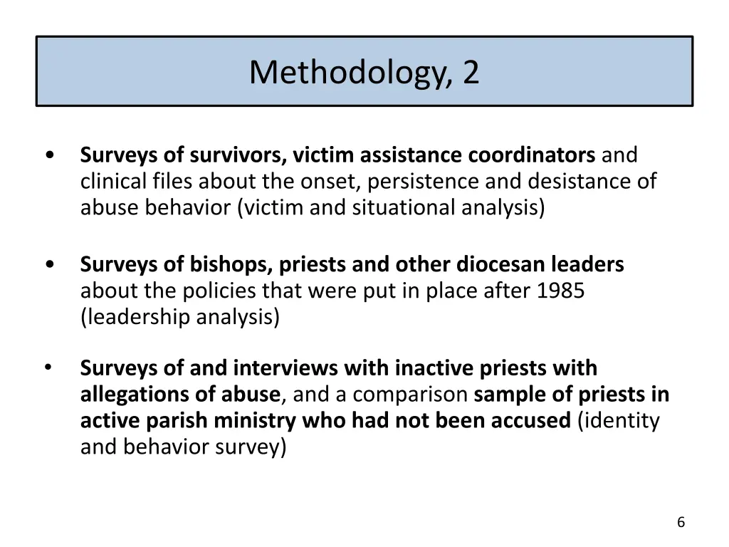 methodology 2
