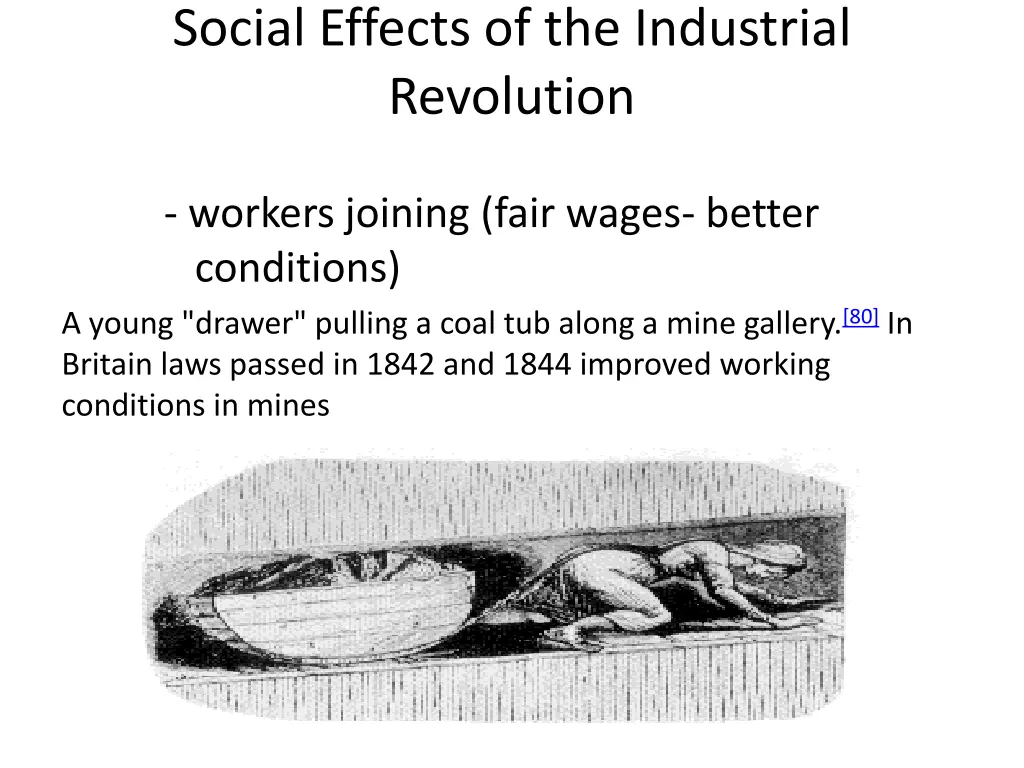 social effects of the industrial revolution