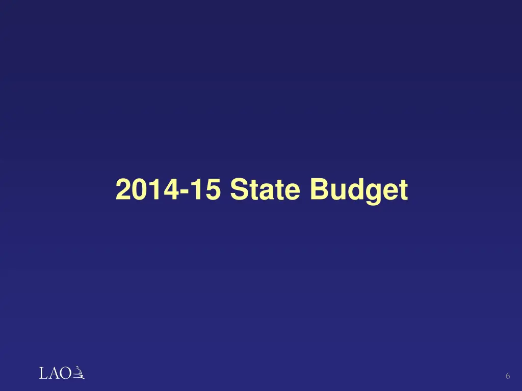 2014 15 state budget