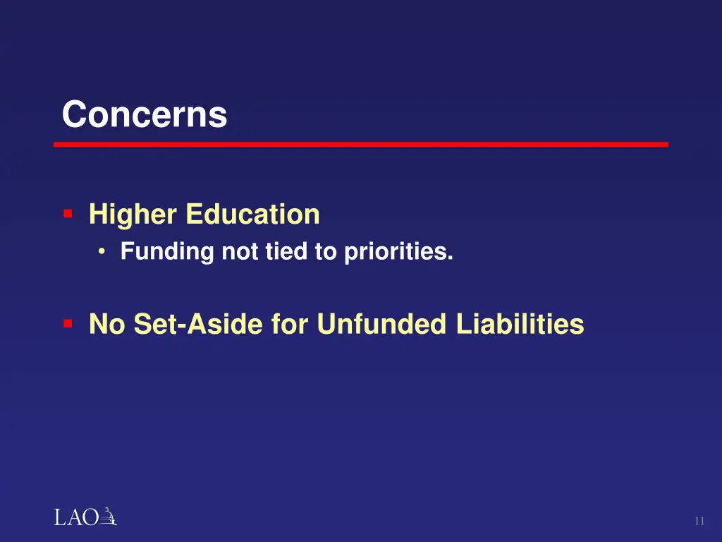 concerns