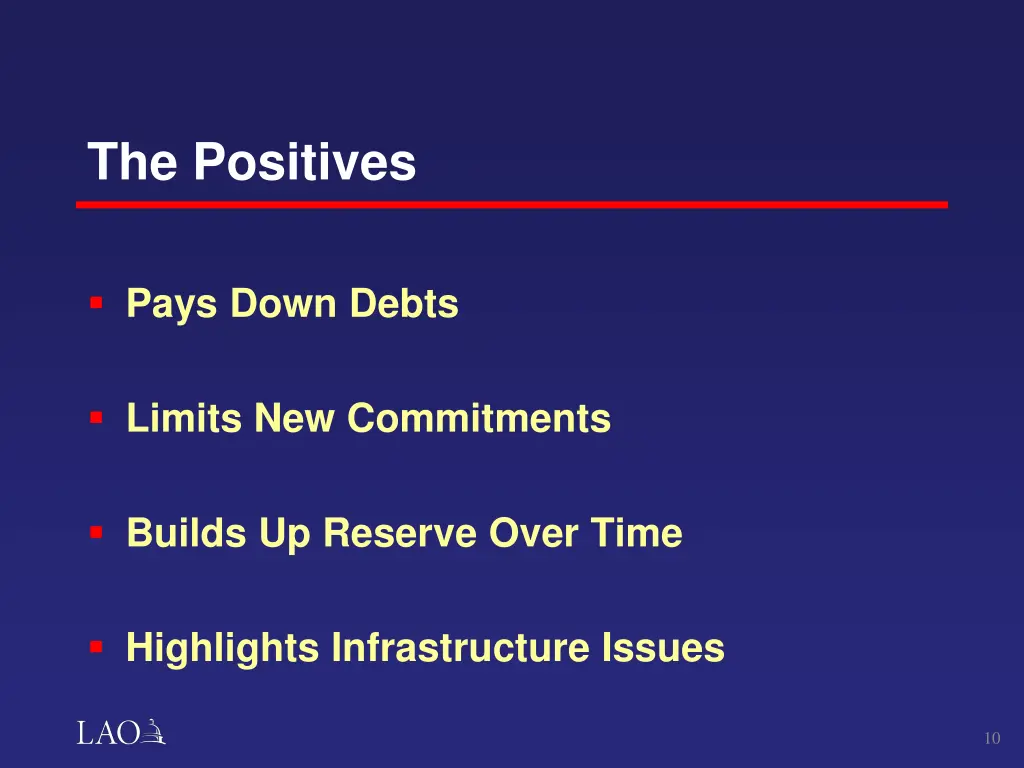 the positives