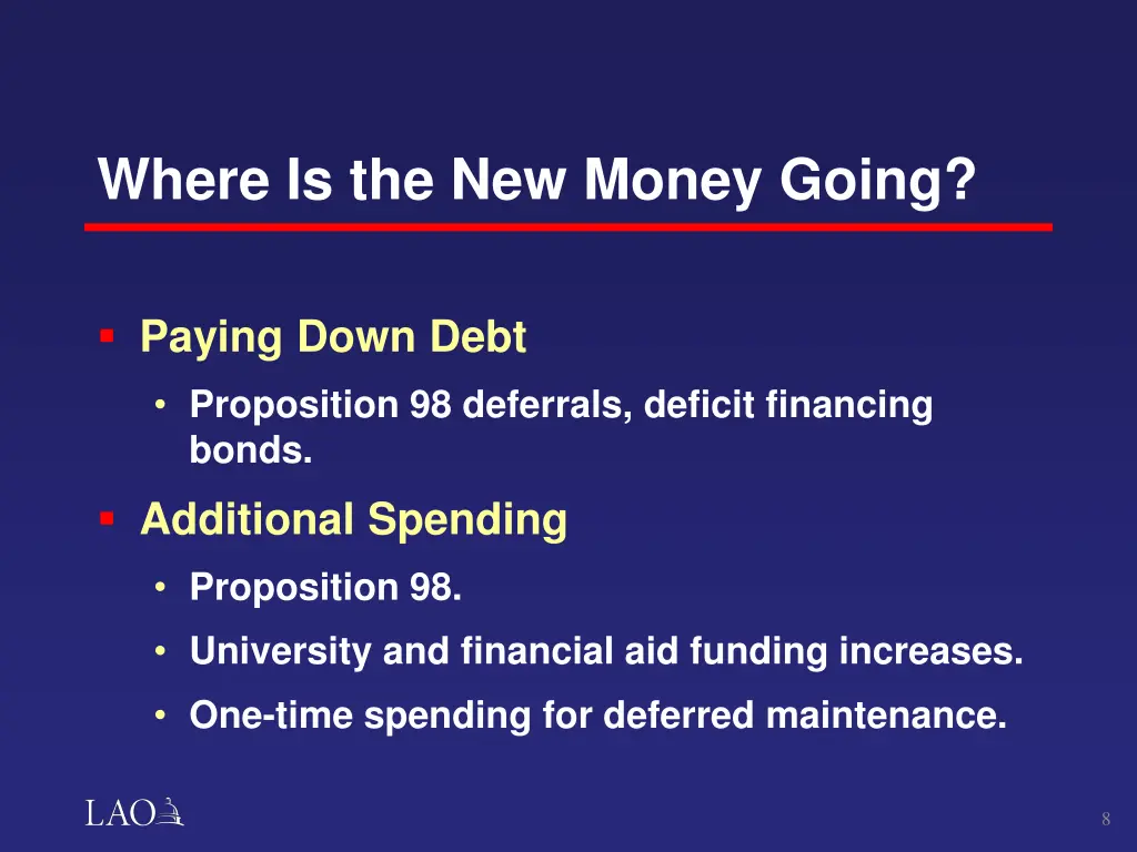 where is the new money going