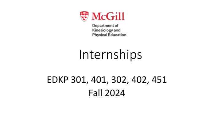 internships