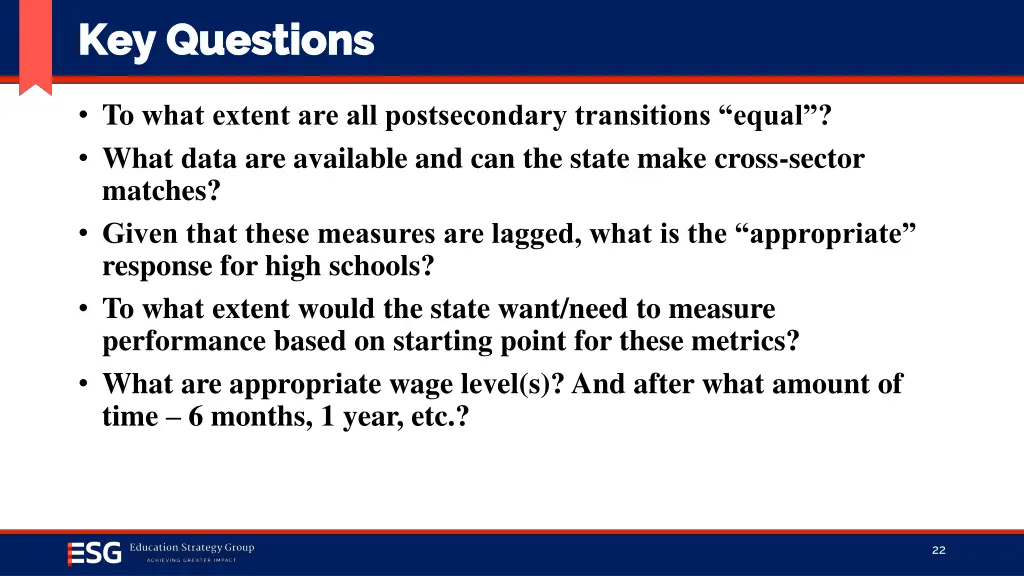 key questions key questions