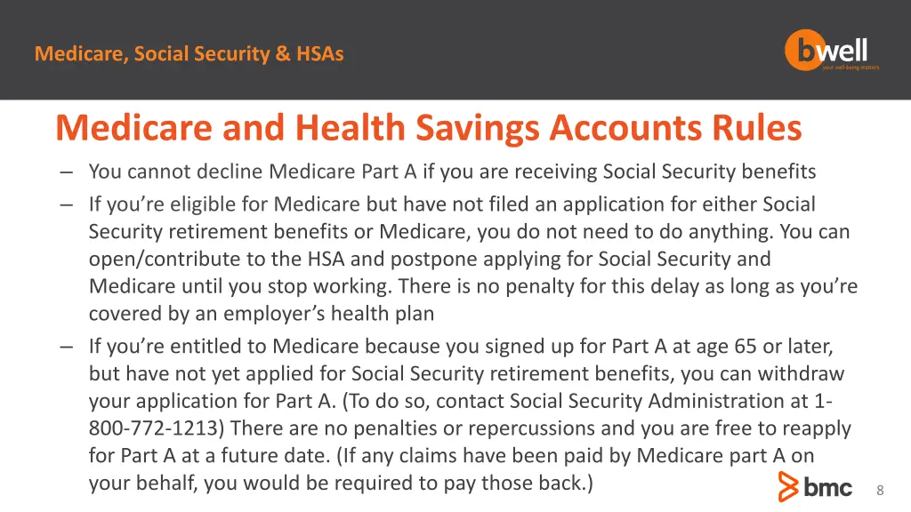 medicare social security hsas 6