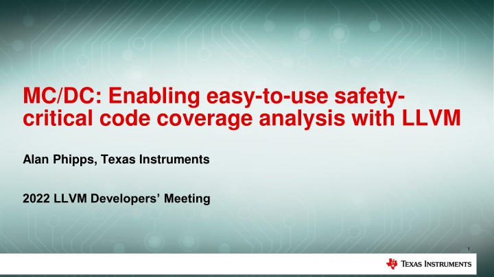 mc dc enabling easy to use safety critical code