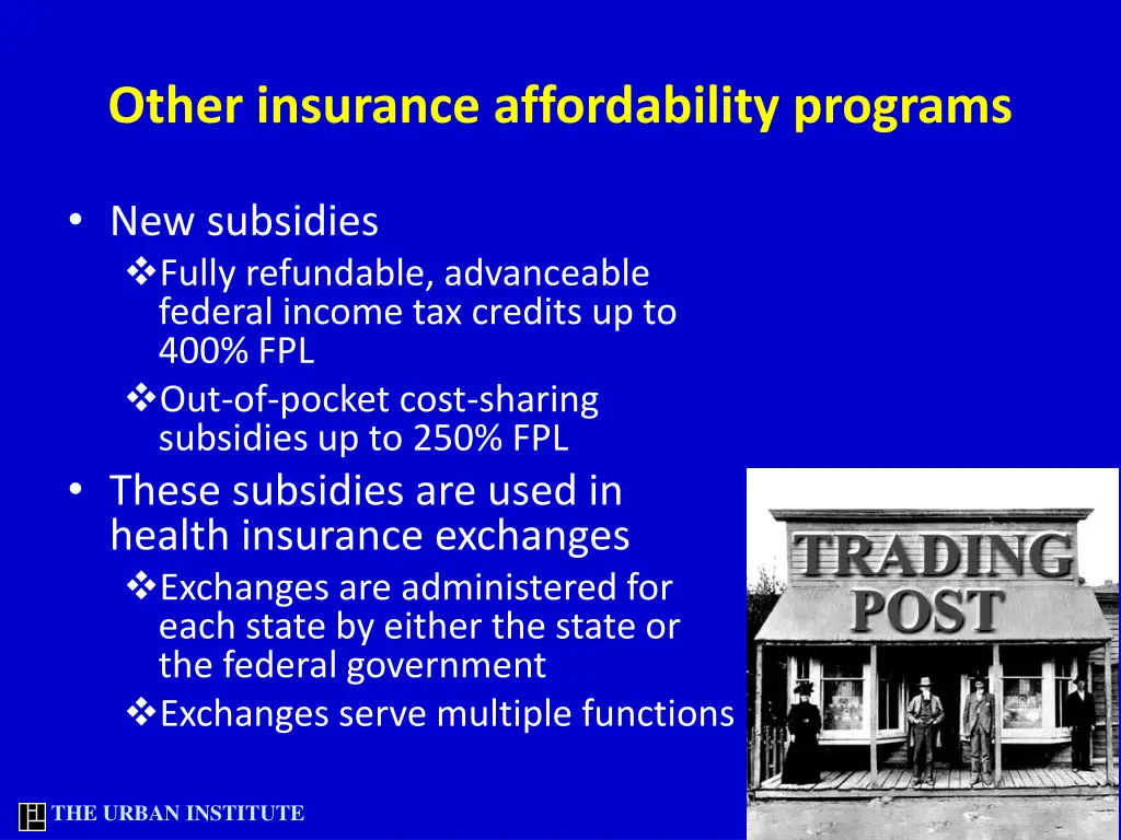 other insurance affordability programs