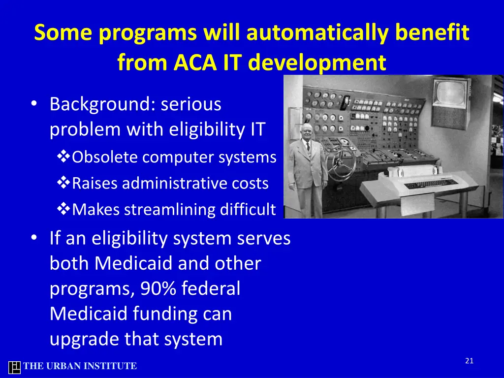 some programs will automatically benefit from