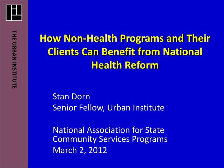 the urban institute