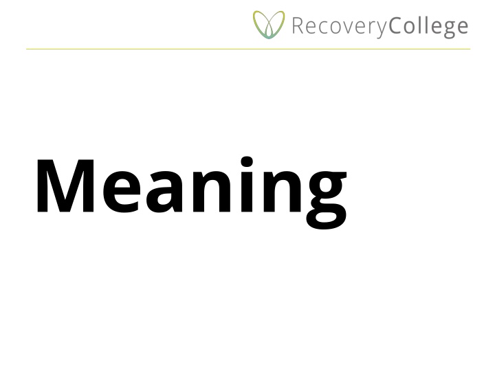 meaning