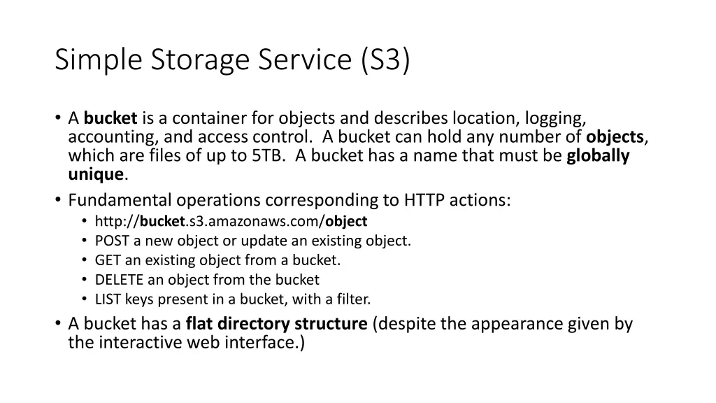 simple storage service s3