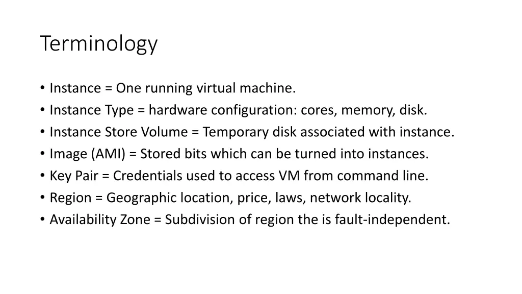 terminology