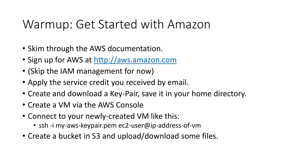 warmup get started with amazon