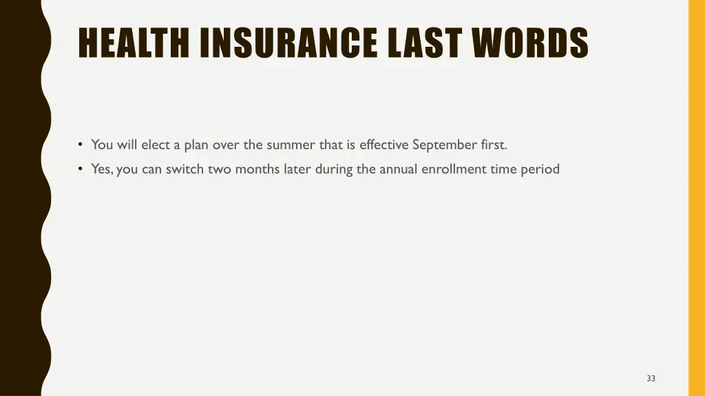 health insurance last words 1