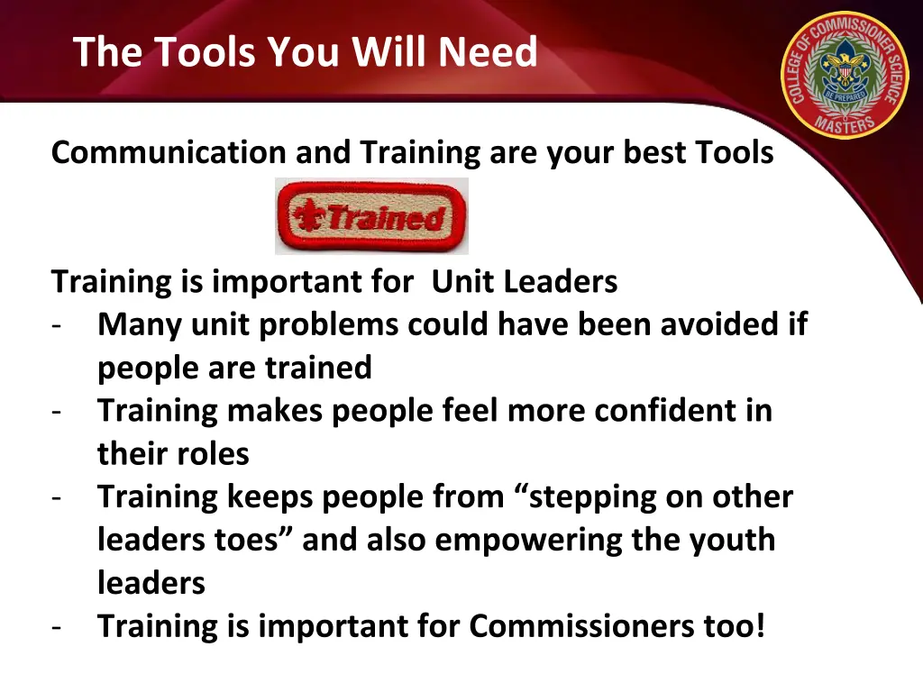 the tools you will need 1