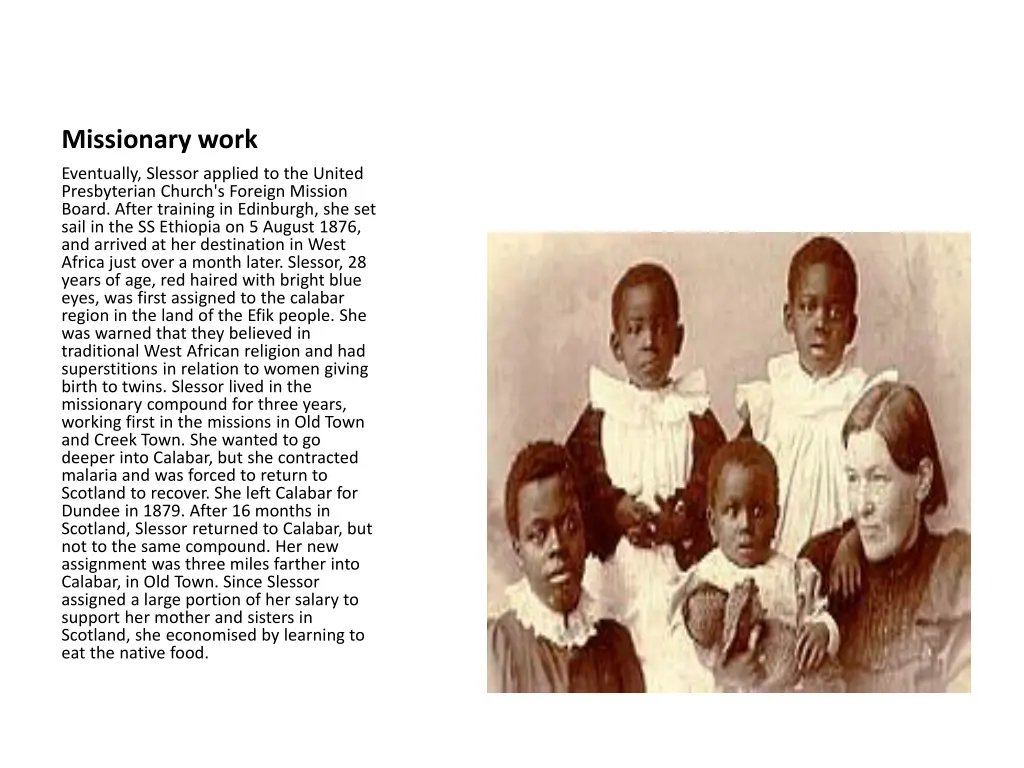 missionary work