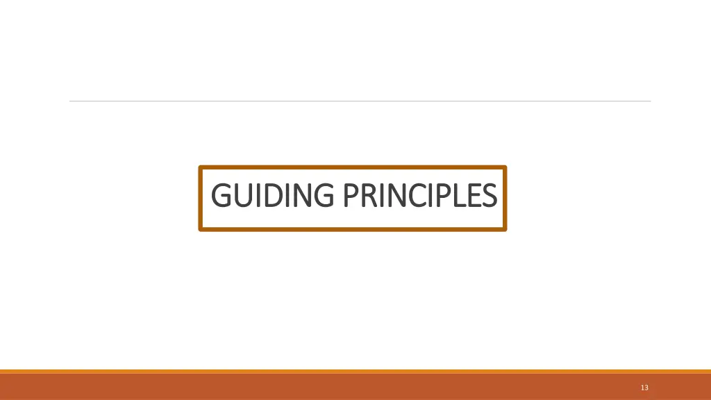 guiding principles guiding principles