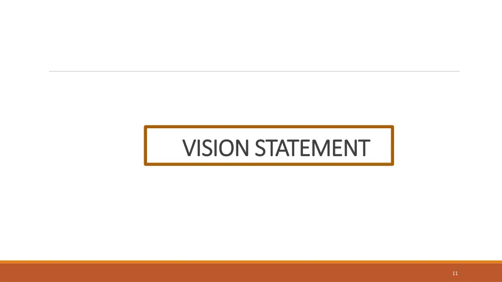 vision statement vision statement