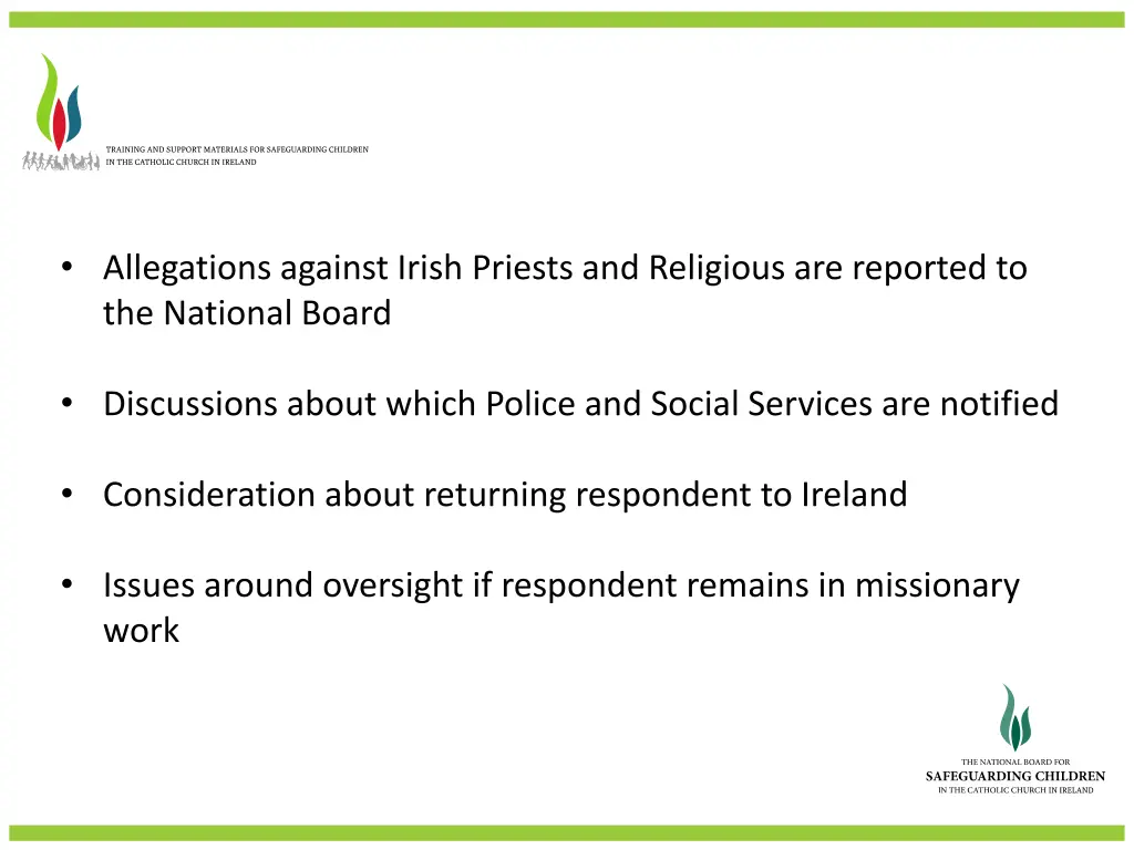 allegations against irish priests and religious