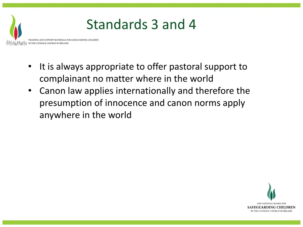 standards 3 and 4