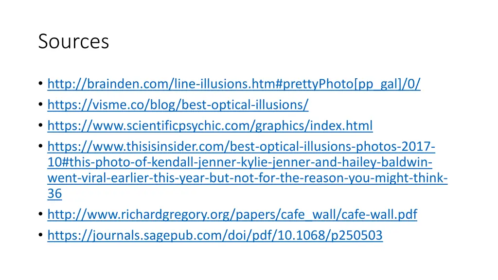 sources