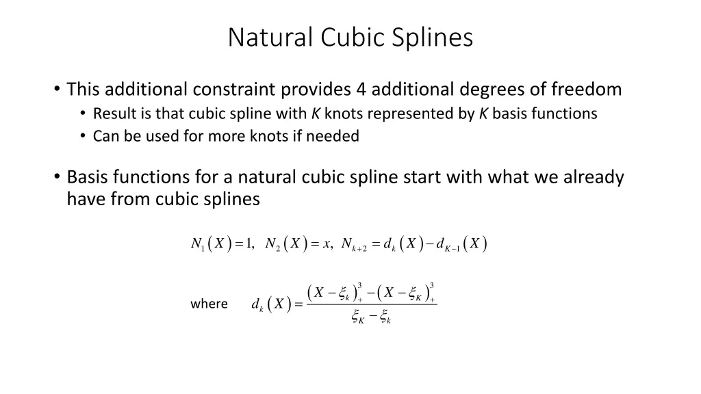 natural cubic splines 1