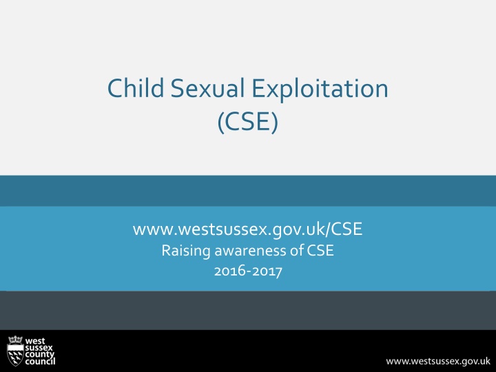 child sexual exploitation cse