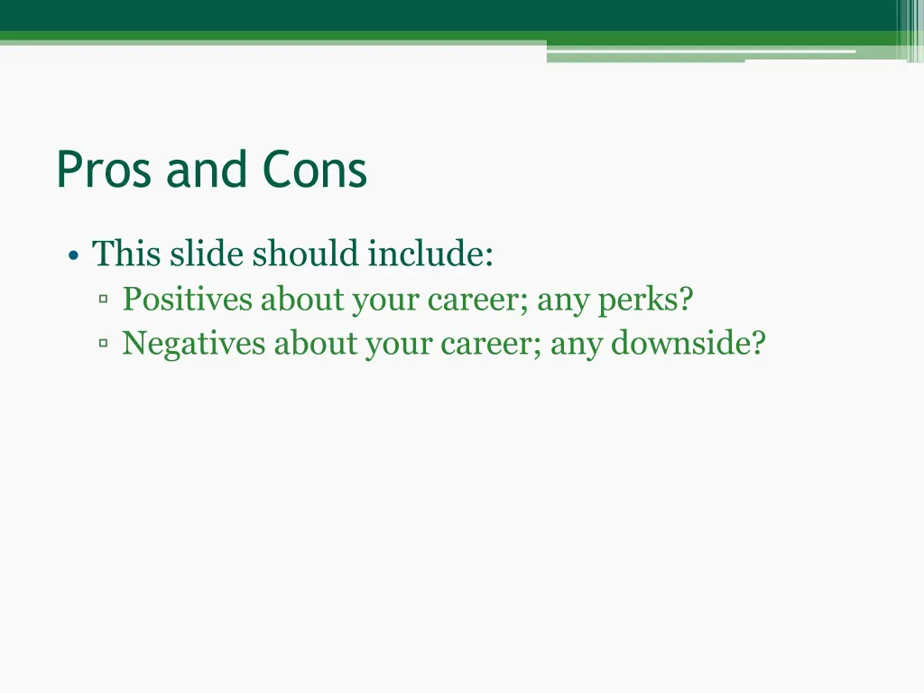 pros and cons